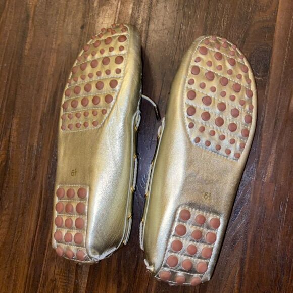 Cary Loafers Color Soft Gold Metallic size 6.5= 36.5 - Picture 14 of 15